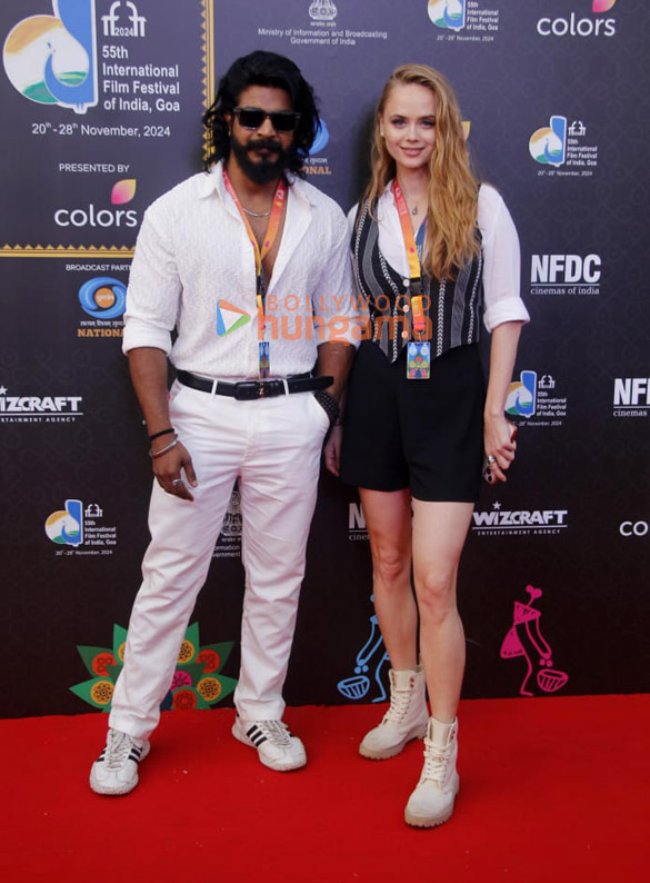 photos shriya saran vikrant massey pratik gandhi and others walk down the red carpet at the closing ceremony of iffi 2024 2