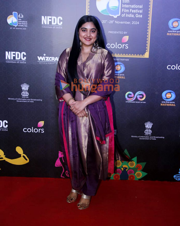 photos shriya saran vikrant massey pratik gandhi and others walk down the red carpet at the closing ceremony of iffi 2024 8