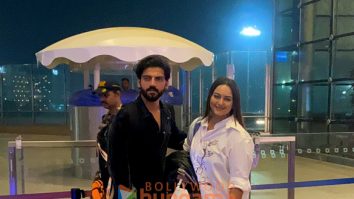 Photos: Sonakshi Sinha and Zaheer Iqbal snapped at the airport
