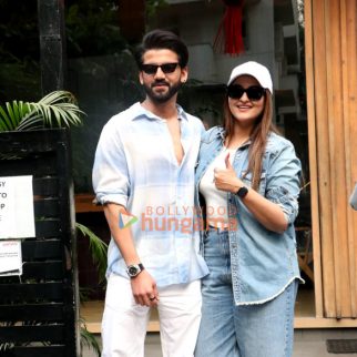 Photos: Sonakshi Sinha and Zaheer Iqbal snapped outside Mizu in Bandra