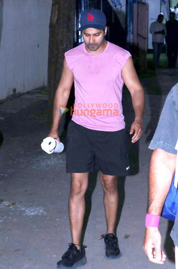 Photos: Varun Dhawan and Dino Morea snapped at the gym in Bandra Photos: Varun Dhawan and Dino Morea snapped at the gym in Bandra