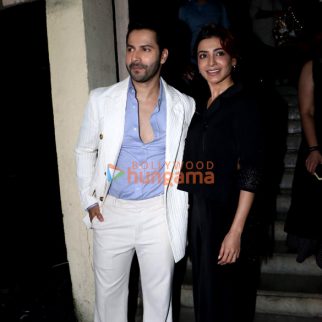 Photos: Varun Dhawan and Samantha Prabhu snapped promoting Citadel: Honey Bunny