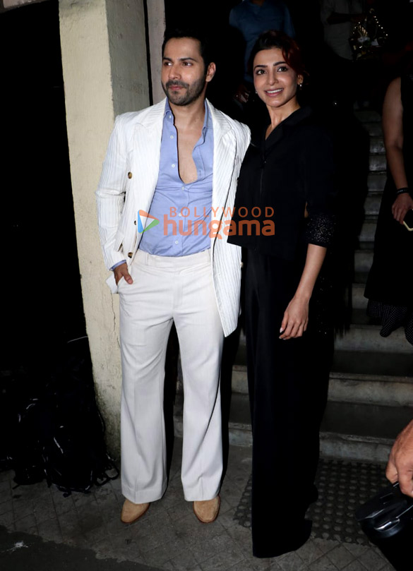 Photos: Varun Dhawan and Samantha Prabhu snapped promoting Citadel: Honey Bunny