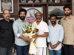 Rajinikanth meets Amaran team; congratulates Sivakarthikeyan and Kamal Haasan on the success, see pics