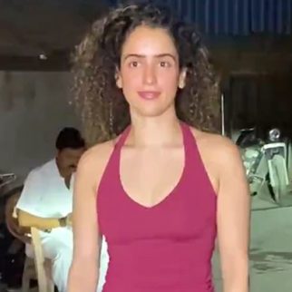 Sanya Malhotra spotted at rehearsals in the city