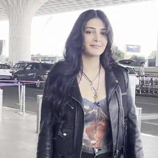 Shruti Haasan flying from Mumbai papped at the airport