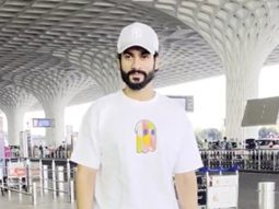 Sunny Kaushal and his white on blue casual airport look