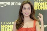 Tejasswi Prakash at the blue carpet premiere of Citadel Honey Bunny