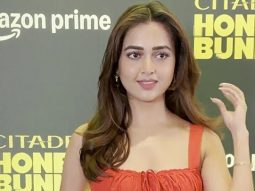 Tejasswi Prakash at the blue carpet premiere of Citadel Honey Bunny