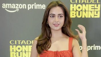 Tejasswi Prakash at the blue carpet premiere of Citadel Honey Bunny
