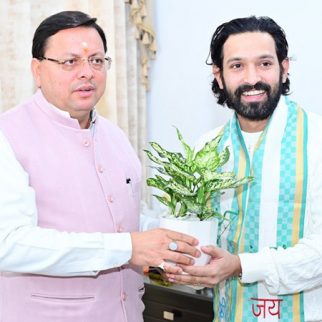 The Sabarmati Report actor Vikrant Massey meets Honorable Chief minister of Uttrakhand, Pushkar Singh Dhami