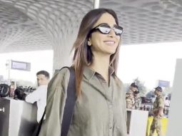 Vaani Kapoor papped at the airport wearing forest green co-ord set giving all casual comfy vibes