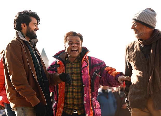 Utkarsh Sharma drops BTS picture with Vanvaas co-stars Nana Patekar and Rajpal Yadav