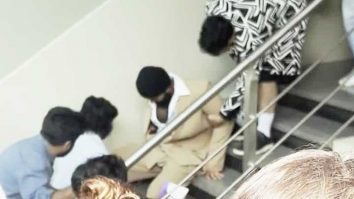 Vijay Deverakonda oops moment as he falls down the stairs