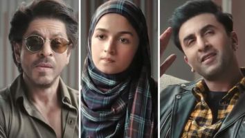 Hilarious crossover: Shah Rukh Khan returns as Dr Jehangir Khan as Alia Bhatt’s Safeena threatens to “Dhop” Ranbir Kapoor’s Bunny in quirky ad, watch