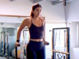 A sneak peak into Pooja Hegde’s pilates session