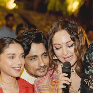 Aditi Rao Hydari - Siddharth drop new UNSEEN pictures of ‘shiny happy people’ from their wedding party in Rajasthan; Sonakshi Sinha sings, Farah Khan dances the night away, and many more…