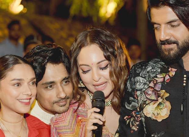 Aditi Rao Hydari - Siddharth drop new UNSEEN pictures of ‘shiny happy people’ from their wedding party in Rajasthan; Sonakshi Sinha sings, Farah Khan lets loose, and many more… 