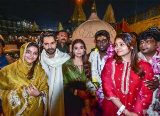 Baby John actors Varun Dhawan, Keerthy Suresh, Wamiqa Gabbi and others perform Bhasma Aarti at Mahakal Temple in Ujjain