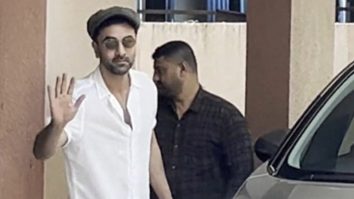 Barfi avatar of Ranbir Kapoor as he spotted at Sanjay Leela Bhansali’s office