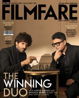 Kartik Aaryan and Bhushan Kumar on the cover of Filmfare