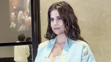 Gorgeous Saee Tamhankar attend the screening of her film Agni