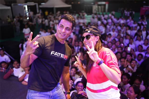 Sonu Sood and Neha Dhupia flag off GoFlo Run, celebrating women’s empowerment : Bollywood News