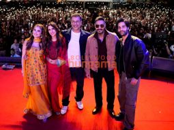 Photos: Ajay Devgn, Abhishek Kapoor, Pragya Kapoor, Aaman Devgan and Rasha Thadani launch title track of Azaad in Bhubaneswar