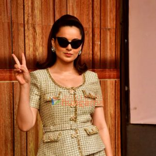 Photos: Kangana Ranaut snapped on the sets of Bigg Boss 18