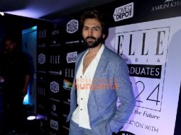 Photos: Kartik Aaryan, Saiee Manjrekar, Shanaya Kapoor and others snapped at Elle India Graduate 2024