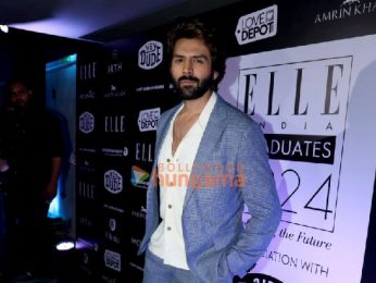Photos: Kartik Aaryan, Saiee Manjrekar, Shanaya Kapoor and others snapped at Elle India Graduate 2024