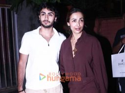 Photos: Malaika Arora with son Arhaan Khan snapped in Bandra