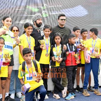 Photos: R Madhavan and others were snapped at the Bawa Juhu Juniorthon 2024 in Juhu