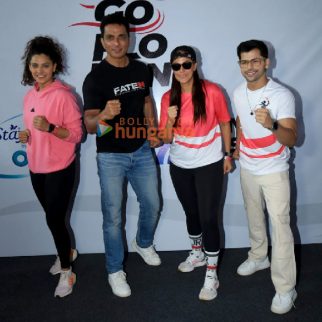 Photos: Sonu Sood, Saiyami Kher, Neha Dhupia and Siddharth Nigam attend GoFloRun event