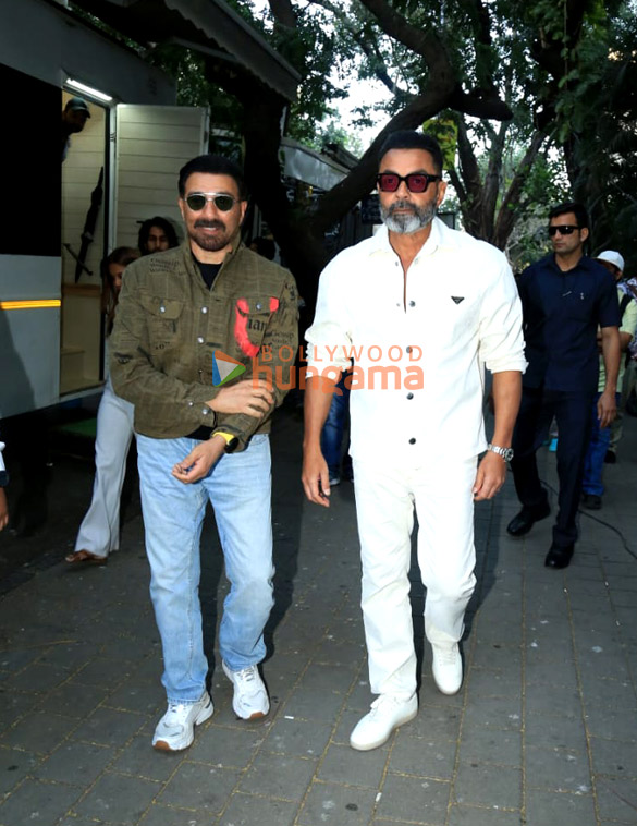 photos sunny deol and bobby deol snapped at an event in town 1