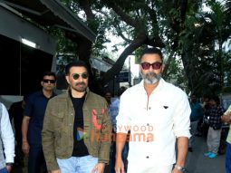 Photos: Sunny Deol and Bobby Deol snapped at an event in Town