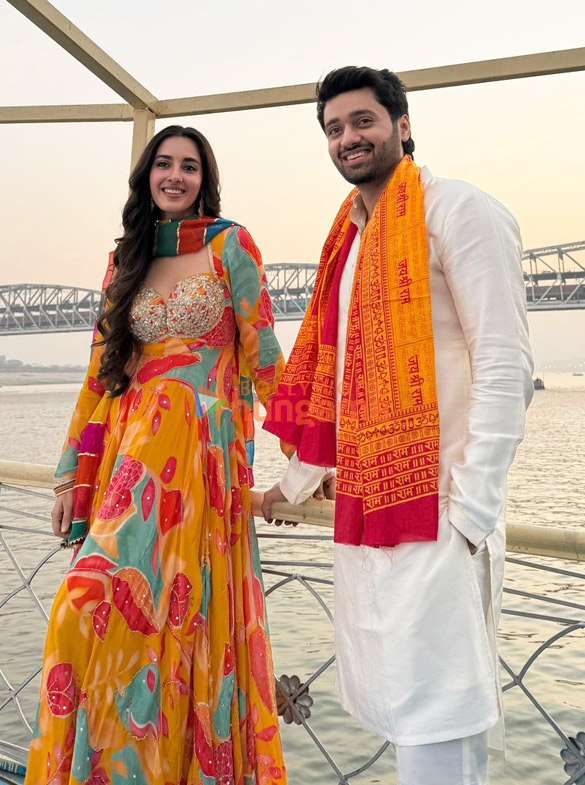 Photos: Utkarsh Sharma and Simratt Kaur Randhawa snapped at Ganga ghat in Banaras while promoting their movie Vanvaas Photos: Utkarsh Sharma and Simratt Kaur Randhawa snapped at Ganga ghat in Banaras while promoting their movie Vanvaas