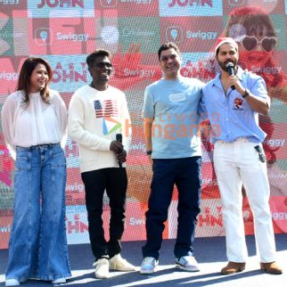 Photos: Varun Dhawan, Atlee Kumar and Murad Khetani snapped promoting Baby John at St Andrew School