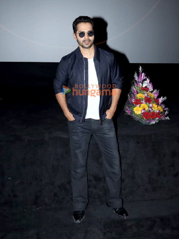 photos varun dhawan grace the poster launch of the film baby john 3