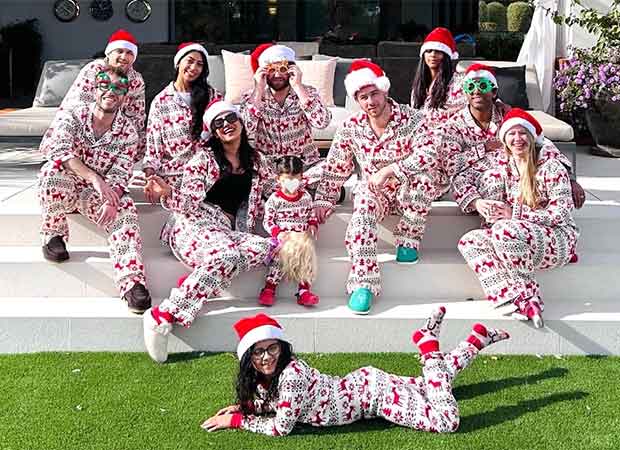 Priyanka Chopra and Nick Jonas celebrate Christmas in matching pyjamas and the photos are too adorable to miss! 