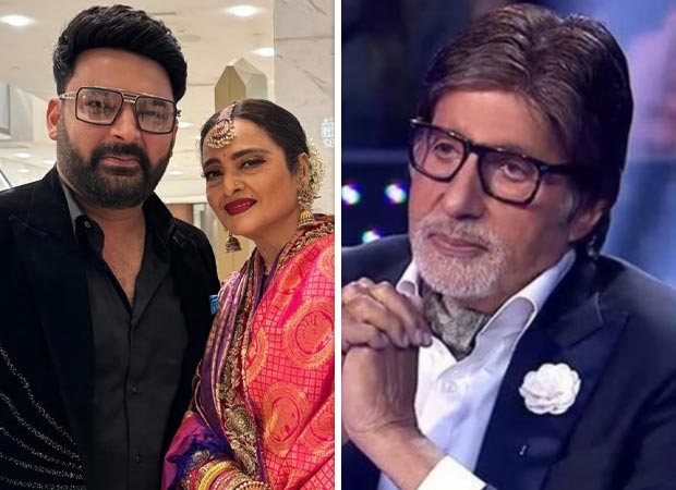 Rekha REACTS as Kapil Sharma mimics Amitabh Bachchan after recalling his meet on Kaun Banega Crorepati: “I remember each and every dialogue”