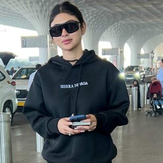 Mumbai winters be like! Mouni Roy snapped wearing black hoodie and joggers