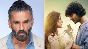 Suniel Shetty cheers Aaman Devgan and Rasha Thadani ahead of their debut in Azaad