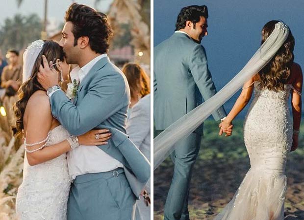 Aadar Jain ties the knot with Alekha Advani in Goa; newlyweds share first beachside wedding pics: “The Vow”