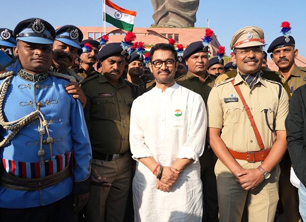 Aamir Khan pays tribute to India at the Statue of Unity on Republic Day amid Sitaare Zameen Par shoot in Vadodara