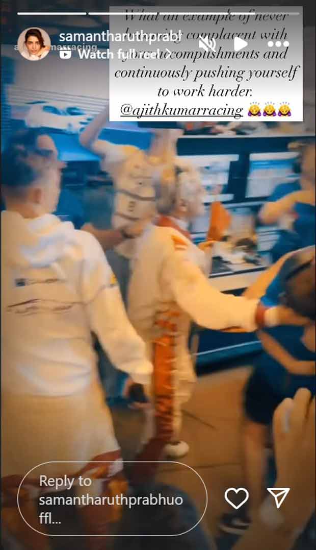 Ajith Kumar kisses wife Shalini as he secures third place in Dubai 24H race; celebs drop congratulatory messages