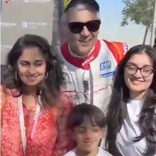 Ajith Kumar kisses wife Shalini as he secures third place in Dubai 24H race; celebs drop congratulatory messages