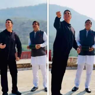 Bhooth Bangla duo Akshay Kumar and Paresh Rawal celebrate Makar Sankranti on set; fly kites together