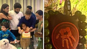 Allu Arjun celebrates his dad’s birthday with a ‘Pushpa Ka Baap’ cake; fans can’t get over it