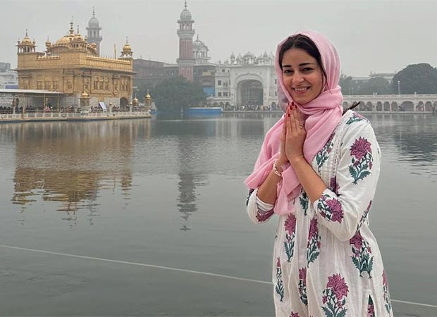 Ananya Panday showcases her spiritual side as she visits Amritsar temple